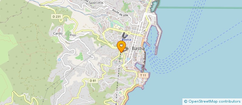 localisation de l'entreprise MADAME ANNE PONZEVERA à BASTIA