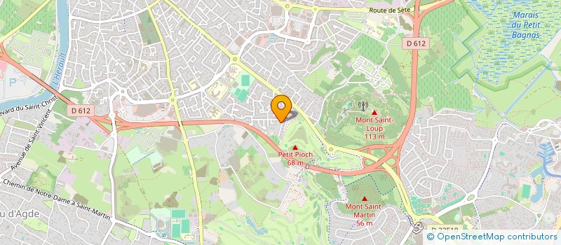localisation de l'entreprise MADAME ANNE PORTELLI à AGDE