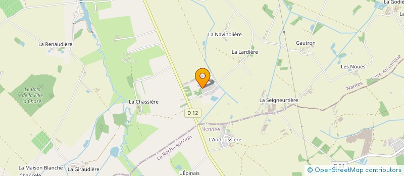 localisation de l'entreprise MADAME ANNE POTTIER à VIEILLEVIGNE