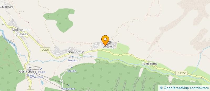 localisation de l'entreprise MADAME ANNE POUGEOL à MOLINES-EN-QUEYRAS