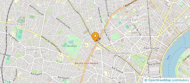 localisation de l'entreprise MADAME ANNE POUGET  LE BOUSCAT