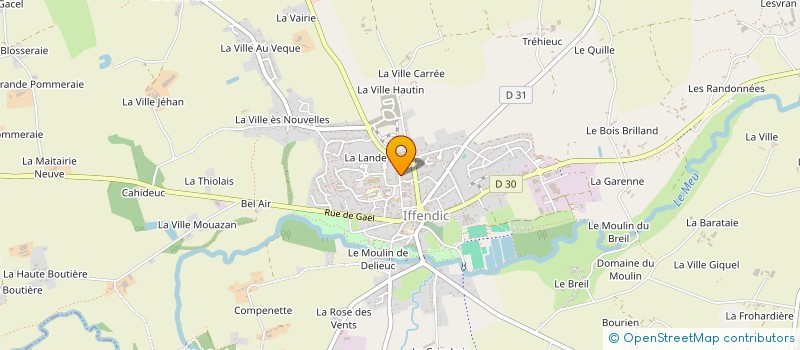 localisation de l'entreprise MADAME ANNE POUILLOUX à IFFENDIC
