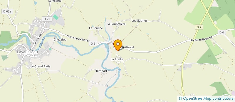 localisation de l'entreprise MADAME ANNE POUJET à BOIVRE-LA-VALLEE