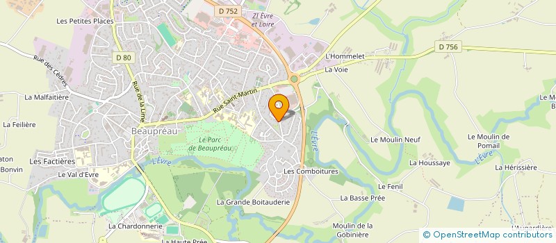 localisation de l'entreprise MADAME ANNE POULAIN à BEAUPREAU-EN-MAUGES