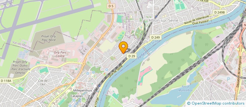 localisation de l'entreprise MADAME ANNE POUMEROL à ATHIS-MONS