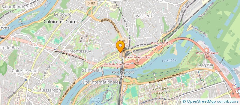 localisation de l'entreprise MADAME ANNE POUYANNE  CALUIRE-ET-CUIRE