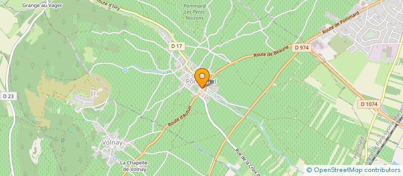 localisation de l'entreprise MADAME ANNE POUZARGUES  POMMARD