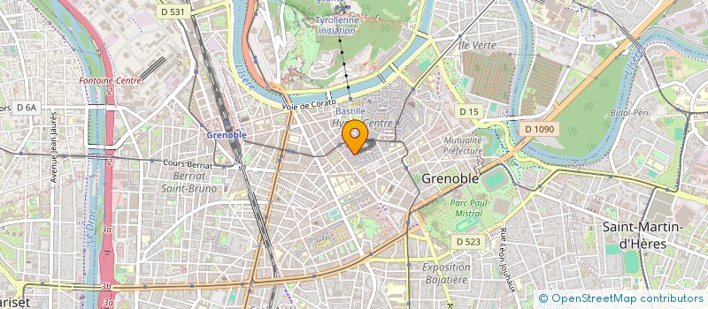 localisation de l'entreprise MADAME ANNE PRADILLON  GRENOBLE