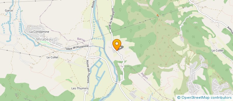 localisation de l'entreprise MADAME ANNE PRATELLI à AIGLUN