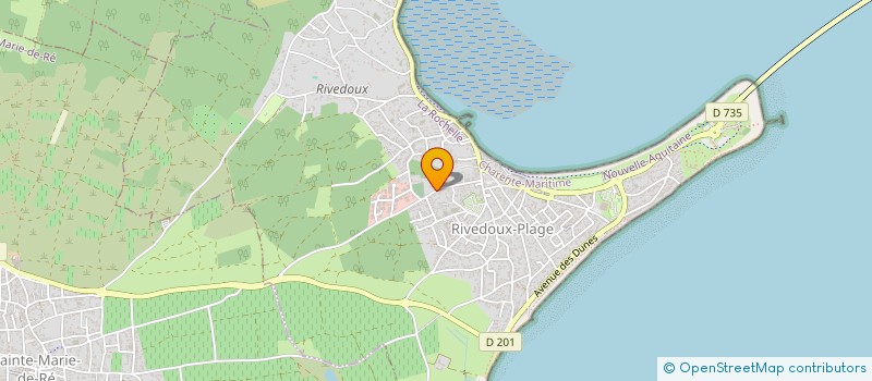 localisation de l'entreprise MADAME ANNE PREDEAU  RIVEDOUX-PLAGE