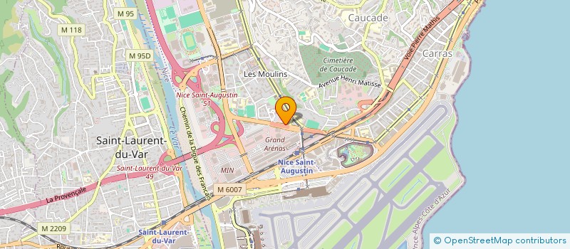 localisation de l'entreprise MADAME ANNE PRETAGUT à NICE