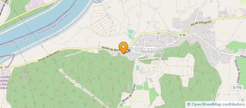 localisation de l'entreprise MADAME ANNE PREVE  BARBENTANE