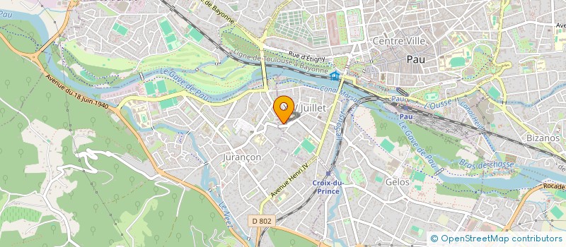 localisation de l'entreprise MADAME ANNE PRIAC à PAU