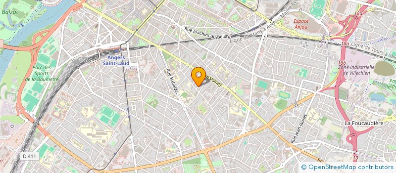 localisation de l'entreprise MADAME ANNE PRIGENT à ANGERS