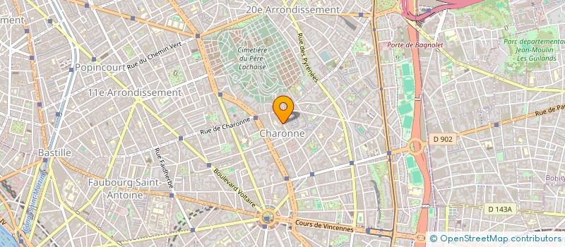 localisation de l'entreprise MADAME ANNE PRIMARD  PARIS