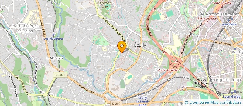 localisation de l'entreprise MADAME ANNE PROTON  ECULLY