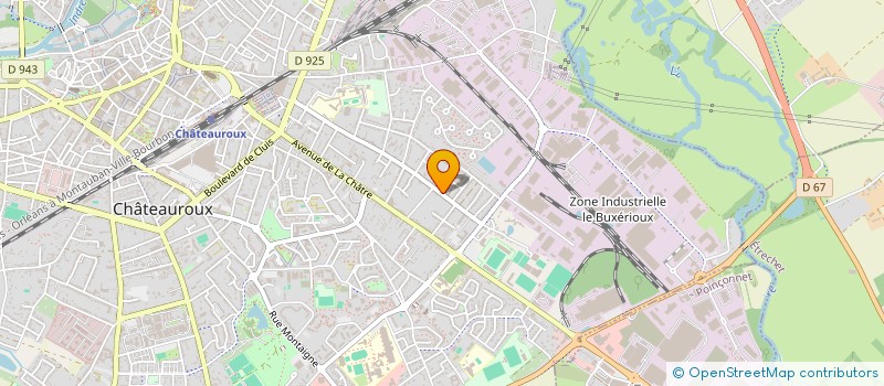 localisation de l'entreprise MADAME ANNE PRUD HOMME à CHATEAUROUX