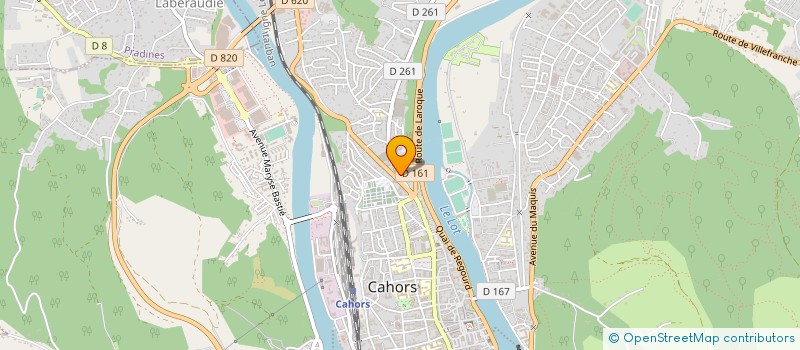 localisation de l'entreprise MADAME ANNE PRUNEL  CAHORS