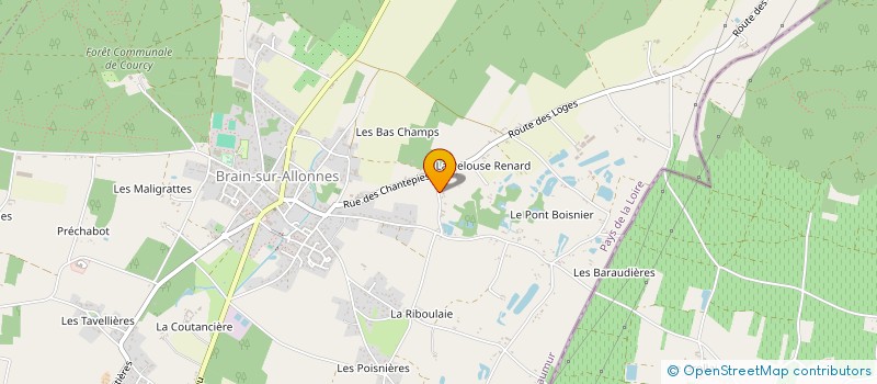 localisation de l'entreprise MADAME ANNE PRUVOST  BRAIN-SUR-ALLONNES