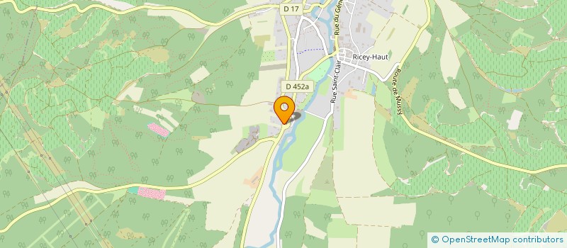 localisation de l'entreprise MADAME ANNE PUISSANT  LES RICEYS