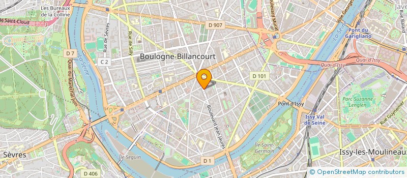 localisation de l'entreprise MADAME ANNE PUPIN à BOULOGNE-BILLANCOURT