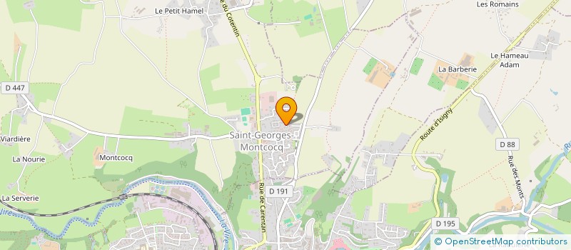 localisation de l'entreprise MADAME ANNE QUELARD  SAINT-GEORGES-MONTCOCQ