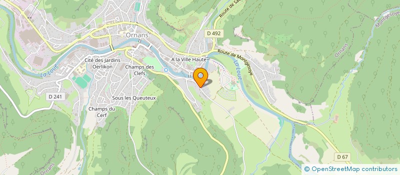 localisation de l'entreprise MADAME ANNE QUENOT à ORNANS