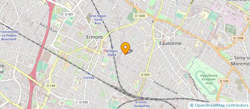 localisation de l'entreprise MADAME ANNE QUENTIN à EAUBONNE