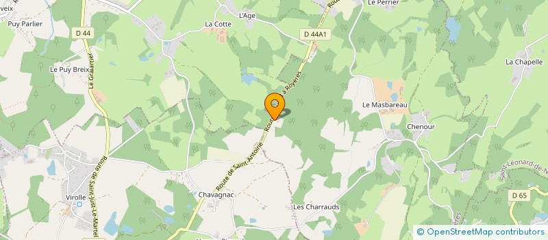 localisation de l'entreprise MADAME ANNE QUERUAU LAMERIE  ROYERES