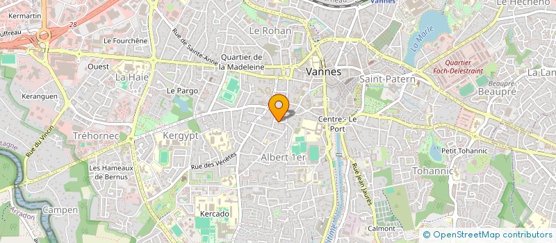 localisation de l'entreprise MADAME ANNE QUEYROY à VANNES