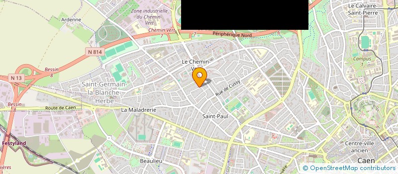 localisation de l'entreprise MADAME ANNE QUICHAUD à CAEN