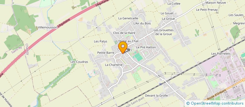 localisation de l'entreprise MADAME ANNE RABOURDIN  CHAINGY