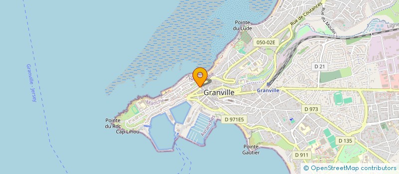 localisation de l'entreprise MADAME ANNE RADOVIC  GRANVILLE