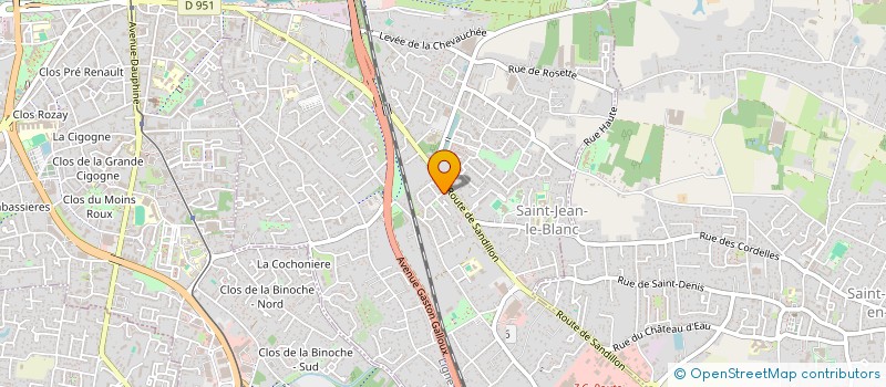 localisation de l'entreprise MADAME ANNE RAFFARD  SAINT-JEAN-LE-BLANC