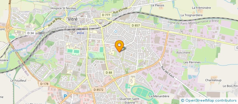localisation de l'entreprise MADAME ANNE RAGUENES à VITRE