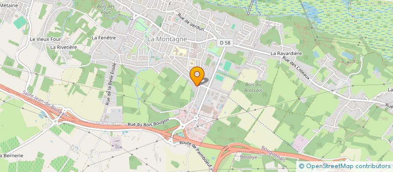 localisation de l'entreprise MADAME ANNE RAINER  LA MONTAGNE