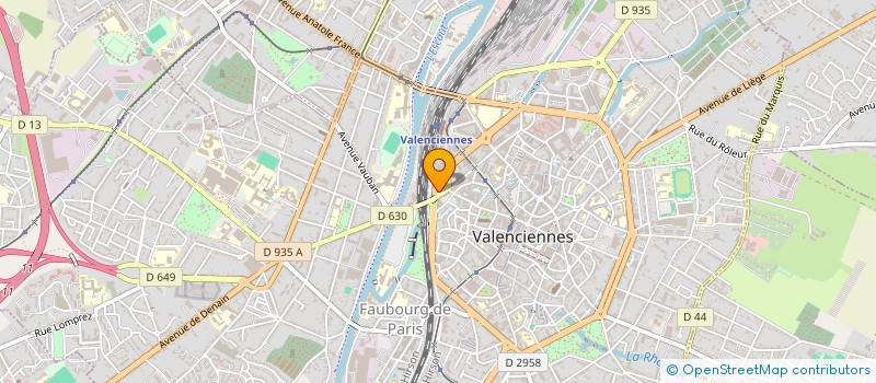 localisation de l'entreprise MADAME ANNE RAMAUT à VALENCIENNES