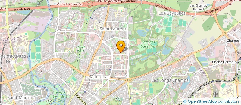 localisation de l'entreprise MADAME ANNE RAOUL à RENNES