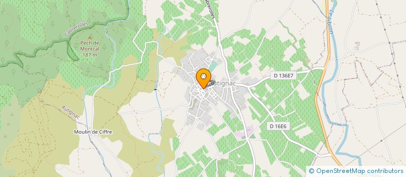 localisation de l'entreprise MADAME ANNE RASCOL  AUTIGNAC