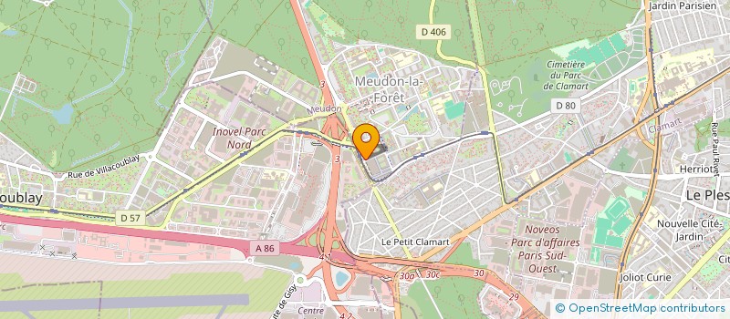 localisation de l'entreprise MADAME ANNE RASOLONDRAIBE  MEUDON