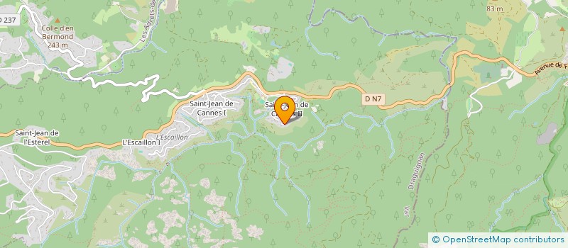 localisation de l'entreprise MADAME ANNE RAULIN à FREJUS