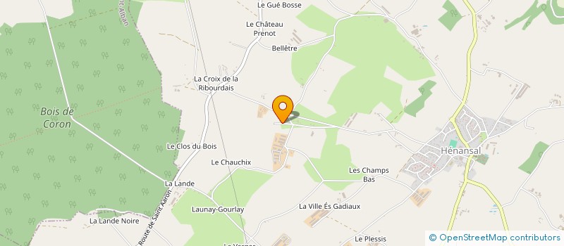 localisation de l'entreprise MADAME ANNE RAULT à HENANSAL