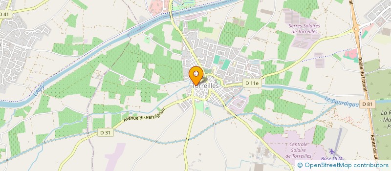 localisation de l'entreprise MADAME ANNE RAYNAL  TORREILLES