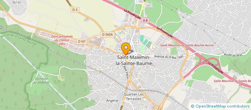 localisation de l'entreprise MADAME ANNE RAYNAUT à SAINT-MAXIMIN-LA-SAINTE-BAUME