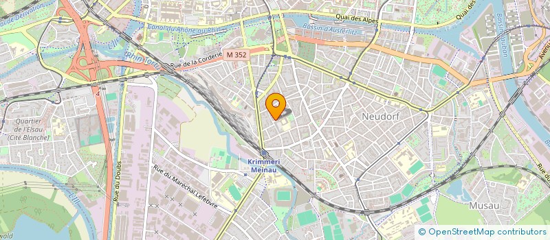 localisation de l'entreprise MADAME ANNE REB  STRASBOURG