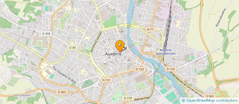 localisation de l'entreprise MADAME ANNE REGAUDIE à AUXERRE