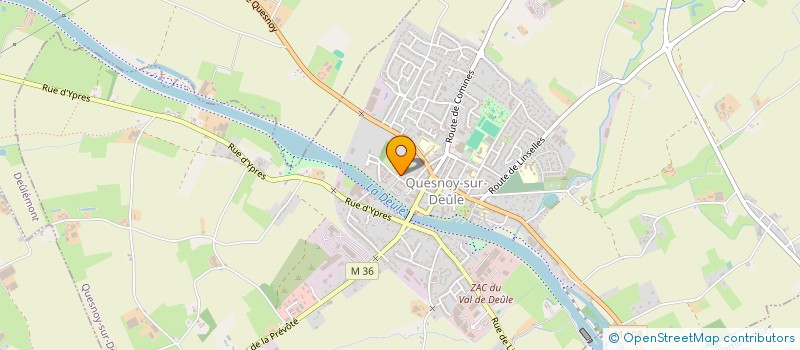 localisation de l'entreprise MADAME ANNE REGGIO à QUESNOY-SUR-DEULE