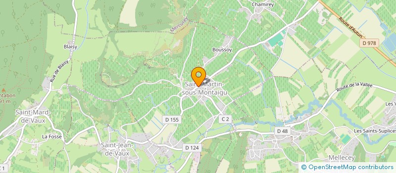 localisation de l'entreprise MADAME ANNE REGNAULT  SAINT-MARTIN-SOUS-MONTAIGU