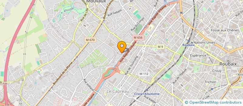 localisation de l'entreprise MADAME ANNE REGNAULT  TOURCOING