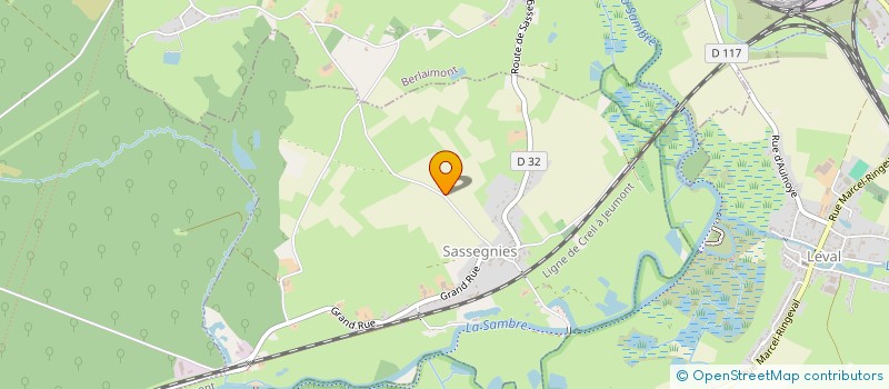 localisation de l'entreprise MADAME ANNE RENARD  BERLAIMONT